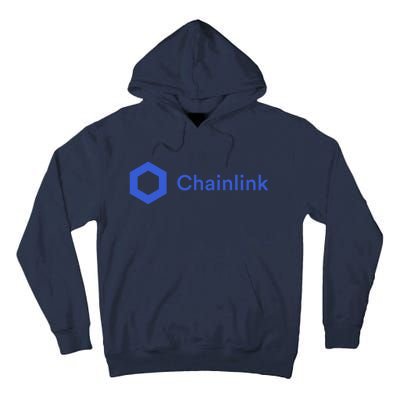 Funny Chainlink LINK Funny Chainlink Crypto Chainlink Blue Chainlink Merch Tall Hoodie