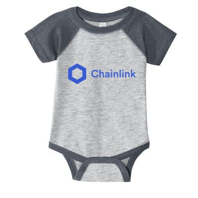 Funny Chainlink LINK Funny Chainlink Crypto Chainlink Blue Chainlink Merch Infant Baby Jersey Bodysuit
