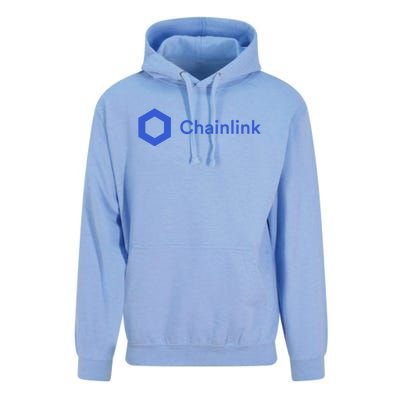 Funny Chainlink LINK Funny Chainlink Crypto Chainlink Blue Chainlink Merch Unisex Surf Hoodie