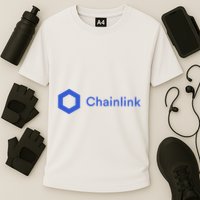 Funny Chainlink LINK Funny Chainlink Crypto Chainlink Blue Chainlink Merch Performance Shirt