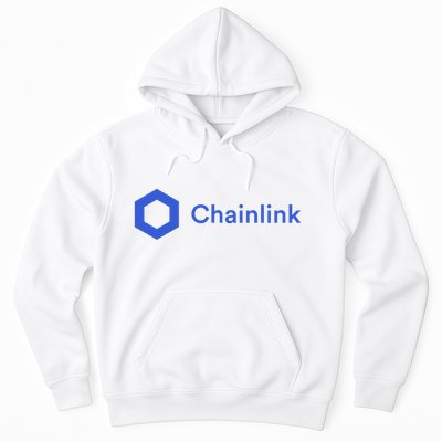 Funny Chainlink LINK Funny Chainlink Crypto Chainlink Blue Chainlink Merch Hoodie