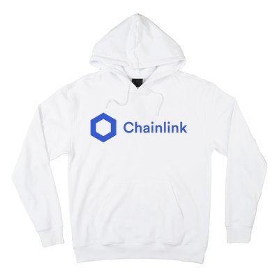 Funny Chainlink LINK Funny Chainlink Crypto Chainlink Blue Chainlink Merch Hoodie