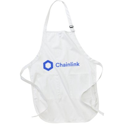 Funny Chainlink LINK Funny Chainlink Crypto Chainlink Blue Chainlink Merch Apron