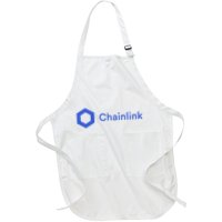 Funny Chainlink LINK Funny Chainlink Crypto Chainlink Blue Chainlink Merch Apron