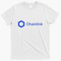 Funny Chainlink LINK Funny Chainlink Crypto Chainlink Blue Chainlink Merch T-Shirt