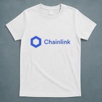 Funny Chainlink LINK Funny Chainlink Crypto Chainlink Blue Chainlink Merch T-Shirt
