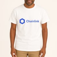 Funny Chainlink LINK Funny Chainlink Crypto Chainlink Blue Chainlink Merch Tall T-Shirt