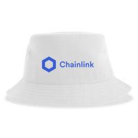 Funny Chainlink LINK Funny Chainlink Crypto Chainlink Blue Chainlink Merch Sustainable Bucket Hat