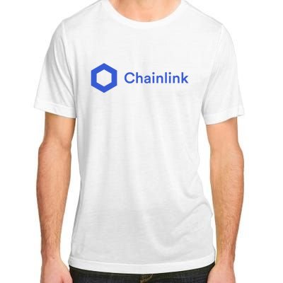 Funny Chainlink LINK Funny Chainlink Crypto Chainlink Blue Chainlink Merch Adult ChromaSoft Performance T-Shirt