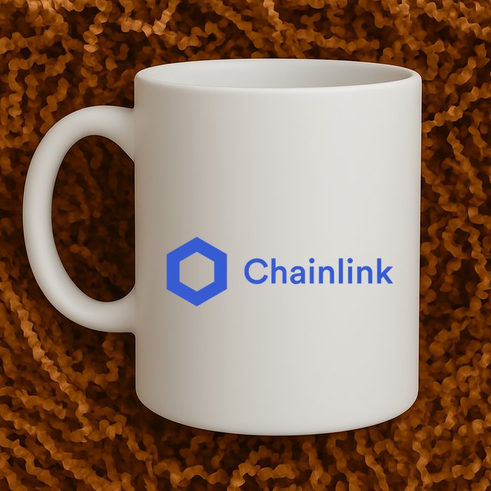 Funny Chainlink LINK Funny Chainlink Crypto Chainlink Blue Chainlink Merch Mug