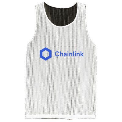 Funny Chainlink LINK Funny Chainlink Crypto Chainlink Blue Chainlink Merch Mesh Reversible Basketball Jersey Tank