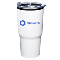 Funny Chainlink LINK Funny Chainlink Crypto Chainlink Blue Chainlink Merch Tumbler