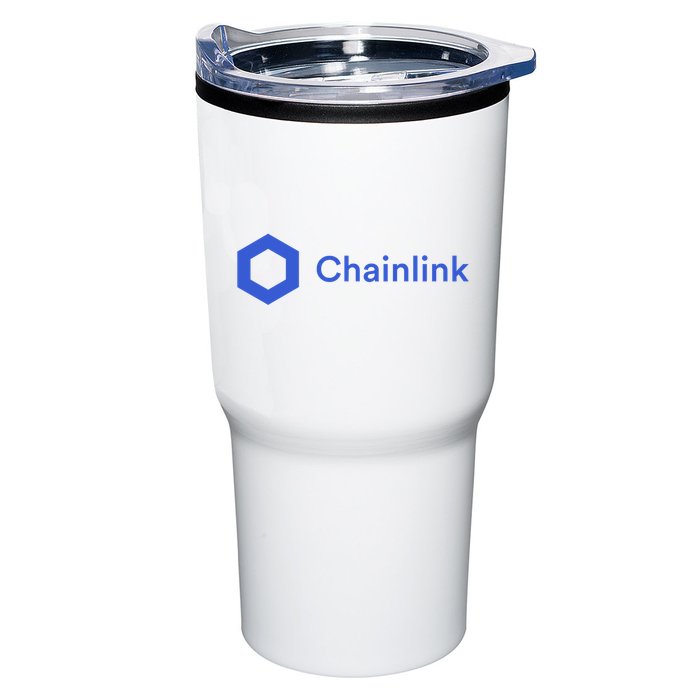 Funny Chainlink LINK Funny Chainlink Crypto Chainlink Blue Chainlink Merch Tumbler