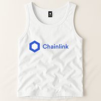Funny Chainlink LINK Funny Chainlink Crypto Chainlink Blue Chainlink Merch Tank Top