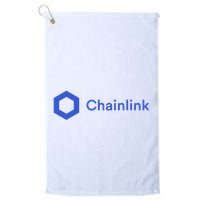 Funny Chainlink LINK Funny Chainlink Crypto Chainlink Blue Chainlink Merch Golf Towel