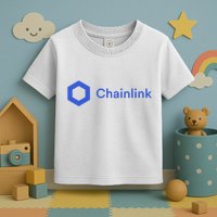 Funny Chainlink LINK Funny Chainlink Crypto Chainlink Blue Chainlink Merch Toddler T-Shirt