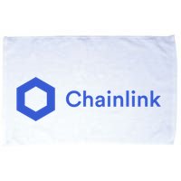 Funny Chainlink LINK Funny Chainlink Crypto Chainlink Blue Chainlink Merch Microfiber Hand Towel