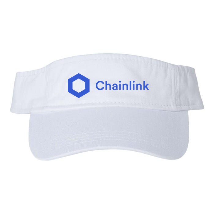 Funny Chainlink LINK Funny Chainlink Crypto Chainlink Blue Chainlink Merch Visor