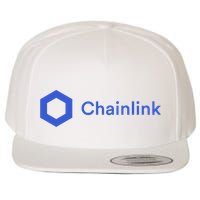Funny Chainlink LINK Funny Chainlink Crypto Chainlink Blue Chainlink Merch Wool Snapback Cap