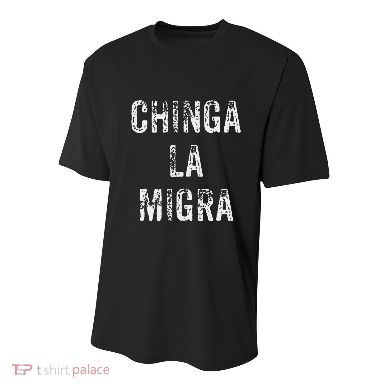 Funny Chinga La Migra Mexican Border Patrol Resist Gift Youth Performance Sprint T-Shirt