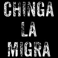 Funny Chinga La Migra Mexican Border Patrol Resist Gift Women's Crop Top Tee