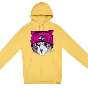 Funny Cat Ladies 2024 Rights Equal Rights Teens Premium Pullover Hoodie