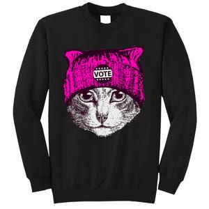 Funny Cat Ladies 2024 Rights Equal Rights Teens Sweatshirt