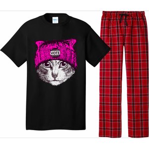 Funny Cat Ladies 2024 Rights Equal Rights Teens Pajama Set