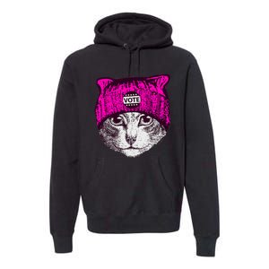 Funny Cat Ladies 2024 Rights Equal Rights Teens Premium Hoodie