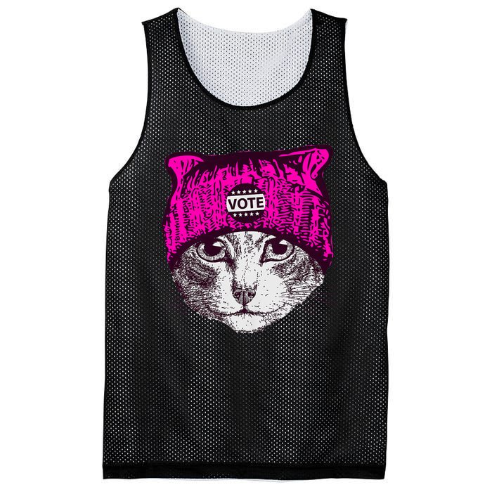 Funny Cat Ladies 2024 Rights Equal Rights Teens Mesh Reversible Basketball Jersey Tank