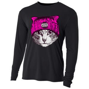 Funny Cat Ladies 2024 Rights Equal Rights Teens Cooling Performance Long Sleeve Crew