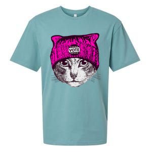 Funny Cat Ladies 2024 Rights Equal Rights Teens Sueded Cloud Jersey T-Shirt