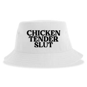 Funny Chicken Lover Gift Chicken Tender Slut Sustainable Bucket Hat