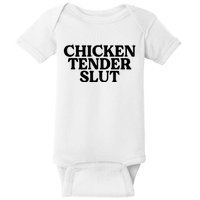 Funny Chicken Lover Gift Chicken Tender Slut Baby Bodysuit