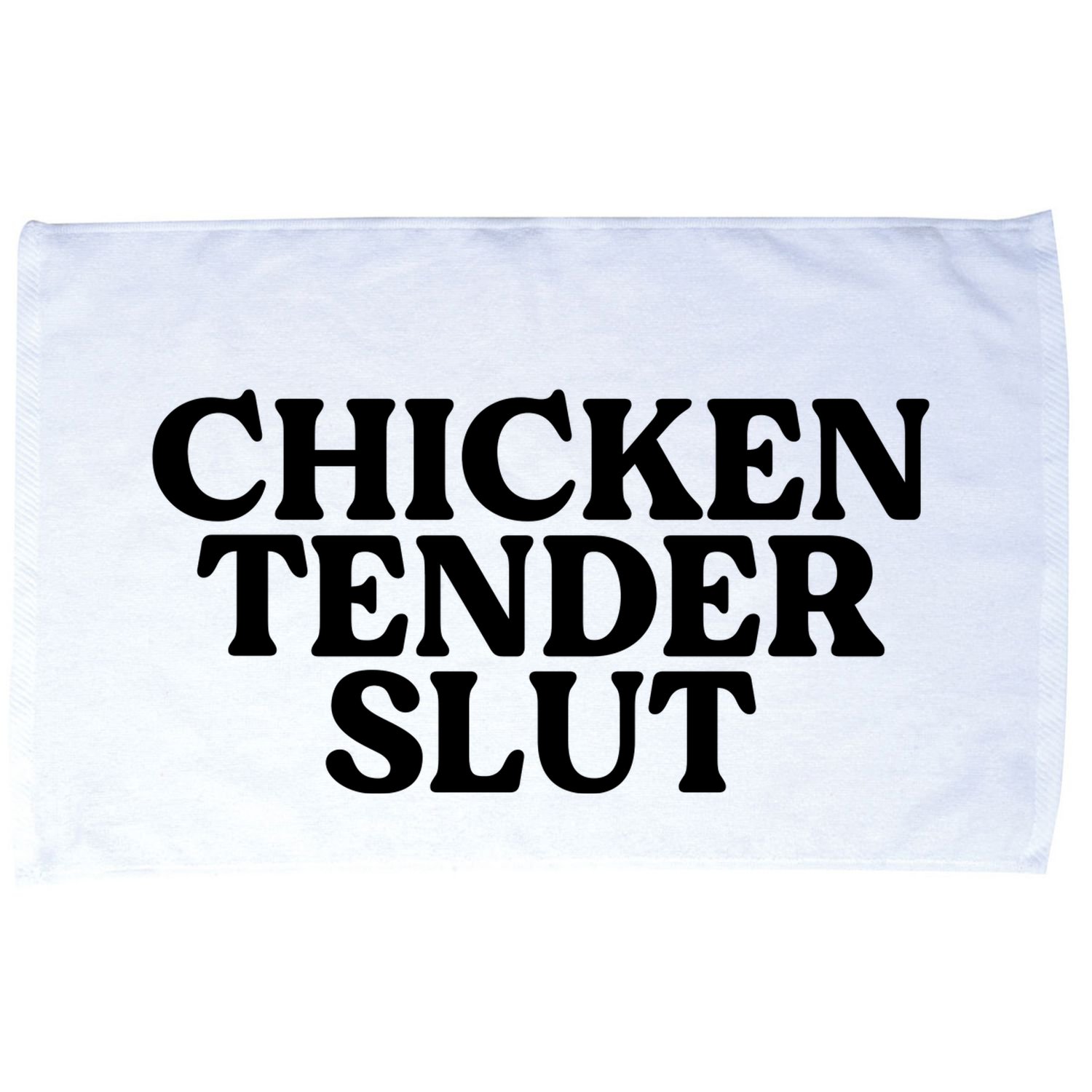 Funny Chicken Lover Gift Chicken Tender Slut Microfiber Hand Towel