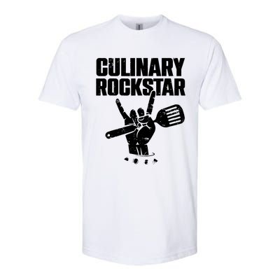 Funny Culinary Lover Chef Cook Culinary Rockstar Softstyle® CVC T-Shirt