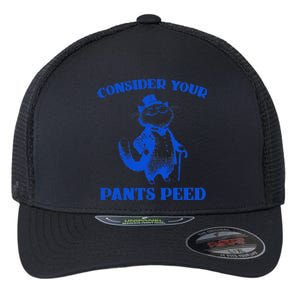 Funny Cat Lover Quote Consider Your Pants Peed Silly Cat Flexfit Unipanel Trucker Cap