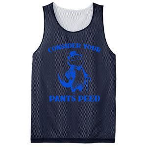 Funny Cat Lover Quote Consider Your Pants Peed Silly Cat Mesh Reversible Basketball Jersey Tank