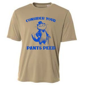 Funny Cat Lover Quote Consider Your Pants Peed Silly Cat Cooling Performance Crew T-Shirt