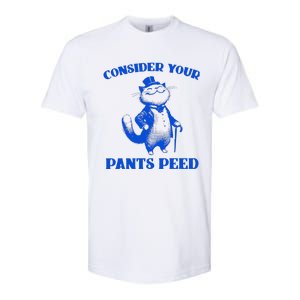 Funny Cat Lover Quote Consider Your Pants Peed Silly Cat Softstyle CVC T-Shirt