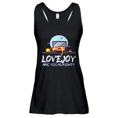 Funny Cute Lovejoy Merch Wilbur Soot Bored Cats Ladies Essential Flowy Tank