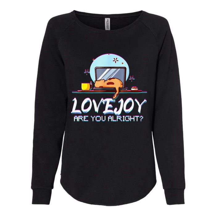 Funny Cute Lovejoy Merch Wilbur Soot Bored Cats Womens California Wash Sweatshirt