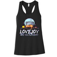 Funny Cute Lovejoy Merch Wilbur Soot Bored Cats Women's Racerback Tank