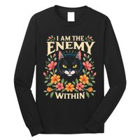 Funny Cat Ladies For Kamala Harris 2024 Election Long Sleeve Shirt