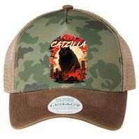 Funny Cat Lover Catzilla Cat Humor Cat Legacy Tie Dye Trucker Hat
