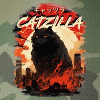 Funny Cat Lover Catzilla Cat Humor Cat Legacy Tie Dye Trucker Hat