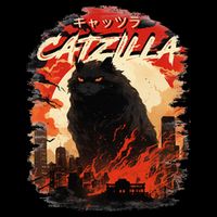 Funny Cat Lover Catzilla Cat Humor Cat Impact Tech Backpack