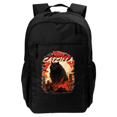 Funny Cat Lover Catzilla Cat Humor Cat Backpack