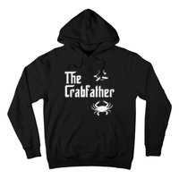 Funny Crab Lover Crabbing The Crabfather Crabber Hoodie