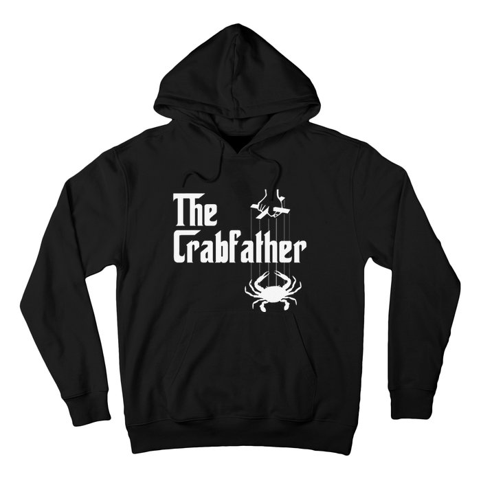 Funny Crab Lover Crabbing The Crabfather Crabber Hoodie